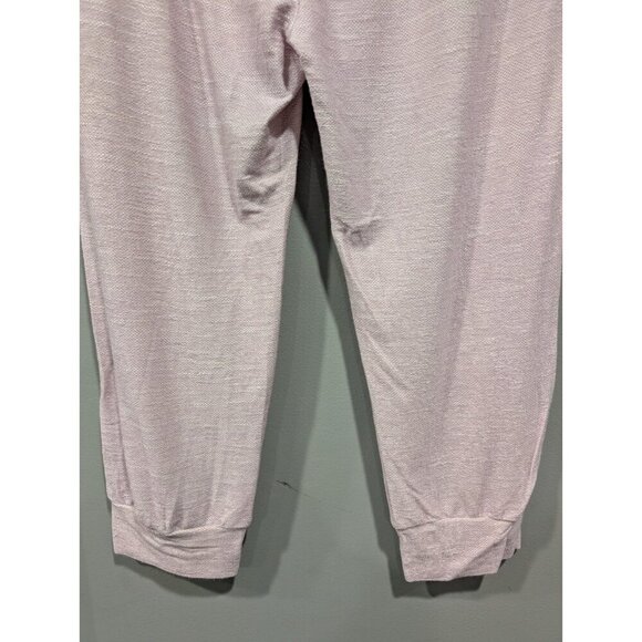 NWT Fabletics Women’s French Terry Arnae Capri Jogger Leggings Pink Size Medium - Picture 10 of 16
